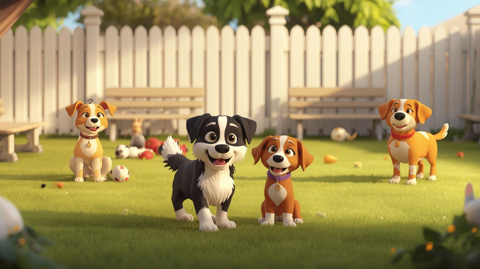 Happy dog (day care)